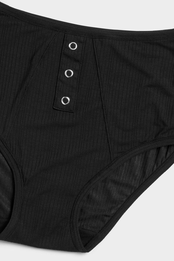 Whipped High Rise in Black
