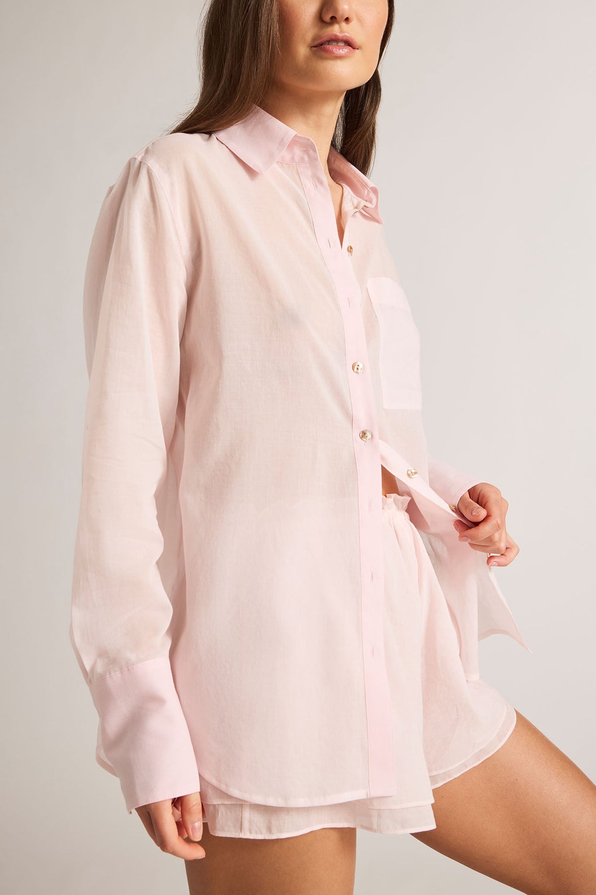 Island Shirt in Shell