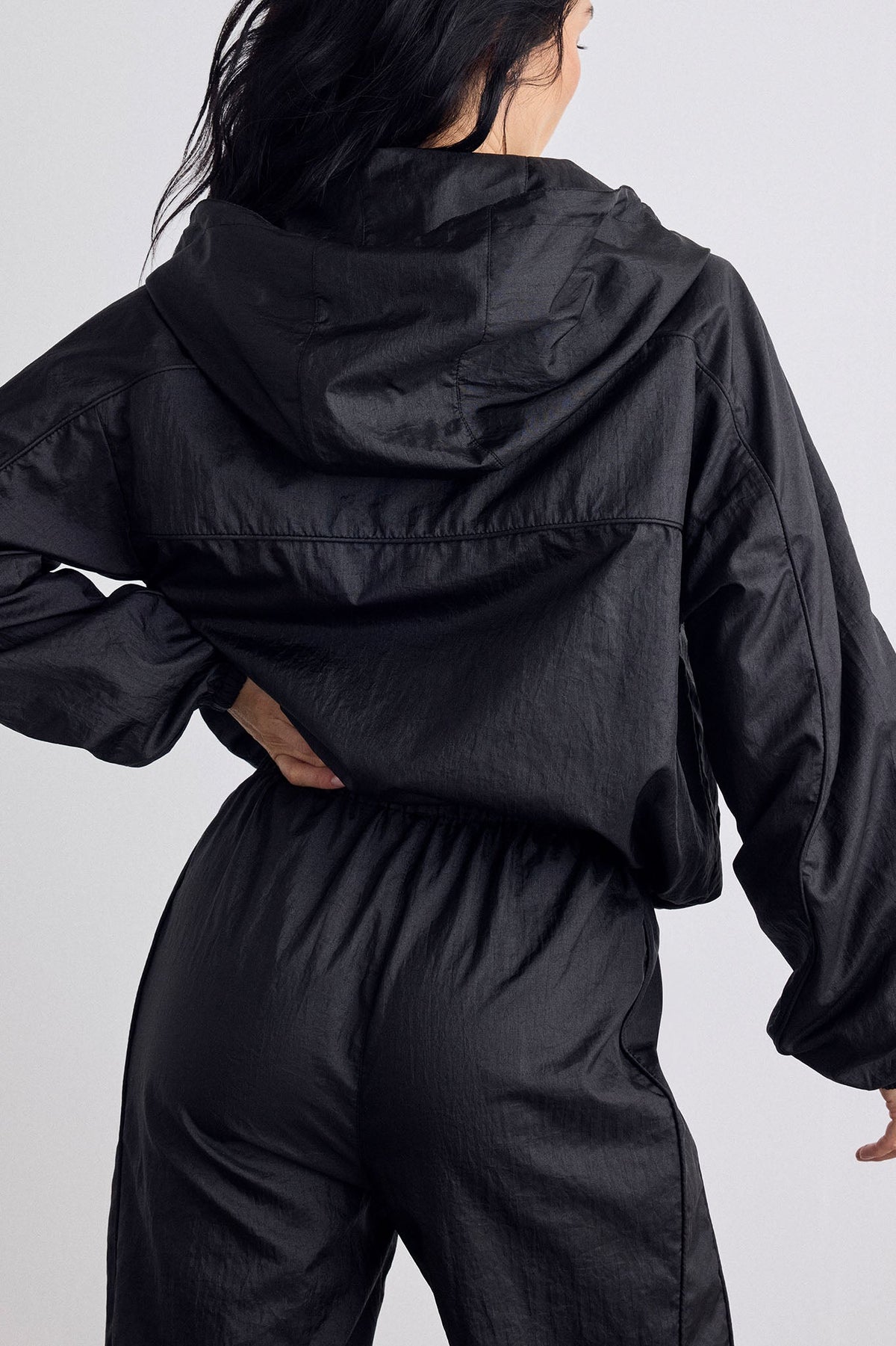 Parachute Jacket in Black